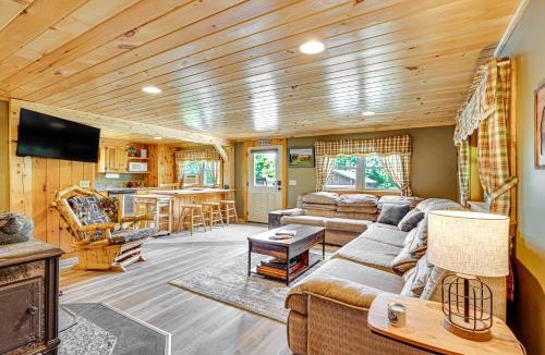 Walden House | Rustic Cabin in West Danville with Deck and Fire Pit!