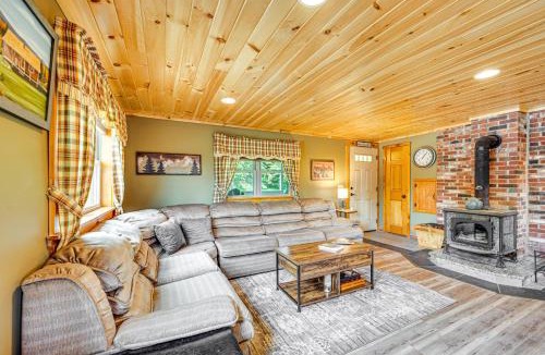 Walden House | Rustic Cabin in West Danville with Deck and Fire Pit!