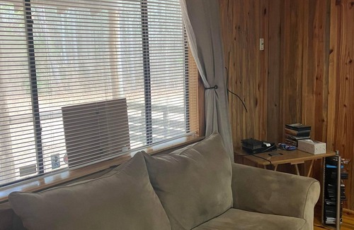Amity Cabin | Rustic Cabin on 60 acres of wooded land.