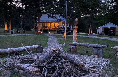 Potosi Cabin | Rustic cabin on 80 acres with access to hiking and ATV trails.