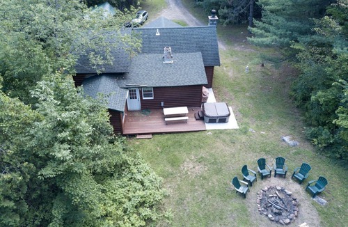Wilmington House | Rustic Cabin Retreat with Hot Tub and Mountain Views in Wilmington, New York