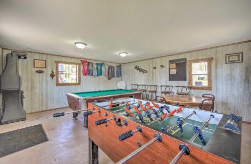 Stone Lake House | Rustic Cabin w/Fire Pit, Steps to Sand Lake!
