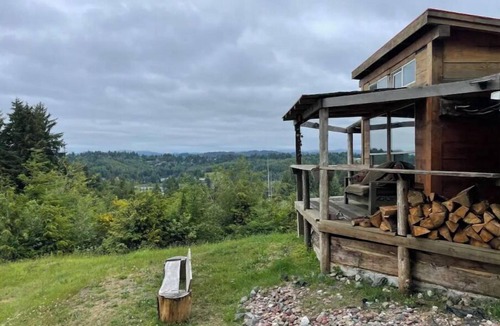 Bunker Hill Cabin | Rustic Cabin Wrap-around View