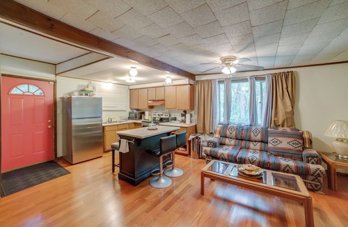 Fenwick Cottage | Rustic Cottage with Fire Pit & Private Yard!