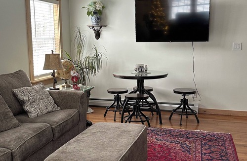 Vernon Apartment | Rustic cozy large 1-bedroom, Queen Size Bednpriced per-person rate