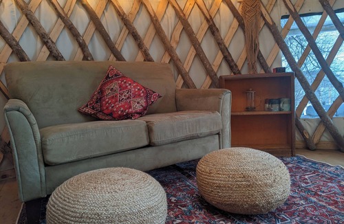 Dedham Cabin | Rustic farmstay in a cozy yurt