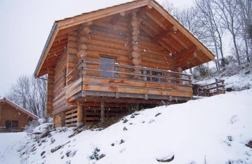 Saint-Martin-la-Sauvete Cottage | Rustic cabin with wood stove - 3 ppl, pets allowed