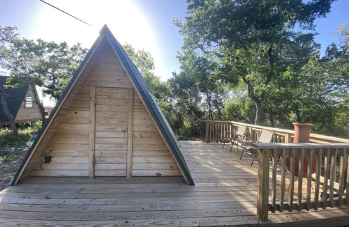 San Marcos Cabin | Rustic Glamping at Samadhi Yoga Retreat, Glamp 1
