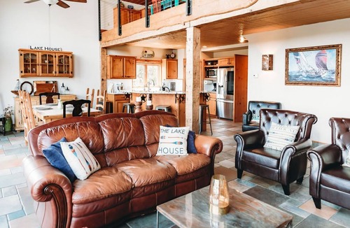 Lakewood Estates House | Rustic Lake Travis Waterfront Home Amazing Lake Views From Every Deck!