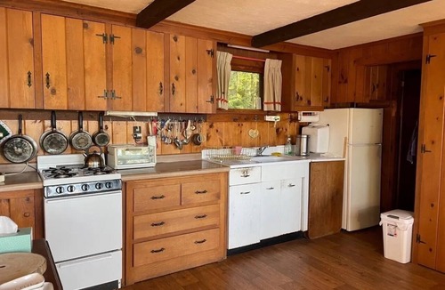 Center Harbor Cabin | Rustic Lakefront Retreat: Private Lake Access and Boat Dock