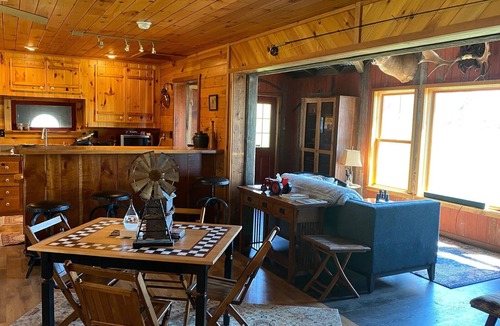 Canaseraga Cabin | Rustic Log Cabin with Pond and Breathtaking View