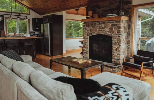 Dysart et al Cottage | Rustic-Luxury Waterfront Cottage Getaway on Kennisis Lake Stunning Elevated View