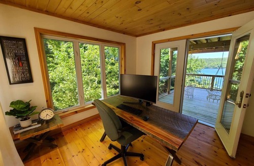 Dysart et al Cottage | Rustic-Luxury Waterfront Cottage Getaway on Kennisis Lake Stunning Elevated View