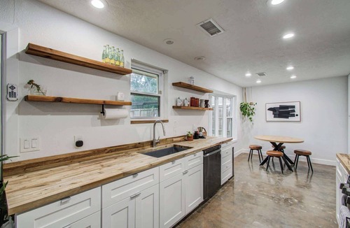Westbury House | Rustic Modern Escape | 4-BD/2-BA with Pool & Patio