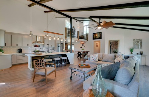 Yuba City House | Rustic Modern Retreat W/Pool And Game Room