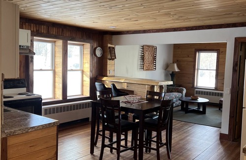 Olmstedville Condo | Rustic Mountain Condo Close to Gore Mountain