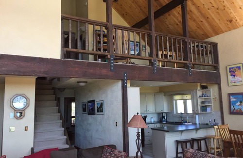 Mount Crested Butte House | Rustic mountain home with stunning mountain views from the large deck!