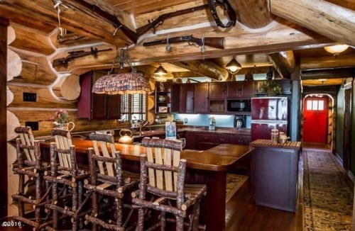 Kalispell House | Rustic Mountain Retreat on a Peak