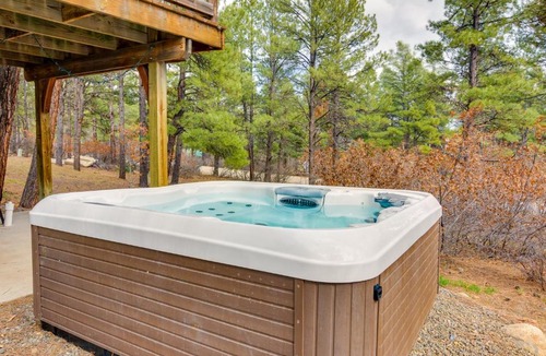 Pagosa Springs House | Rustic Pagosa Springs Cabin w/Hot Tub + Game Room