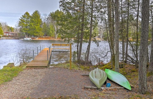 Mountain House | Rustic Retreat Private Dock, Yard, Fire Pit!
