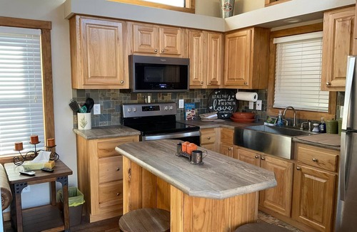 Mount Vernon Cabin | Rustic Retreat W/One Bedroom & loft With Outdoor Fireplace