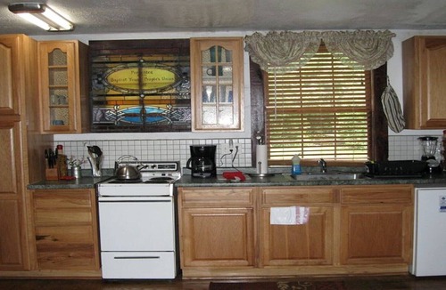 Luray Cabin | Rustic River Cabin, Charming Riverfront, Hottub, 2 Stone Fireplaces, Dock, Views