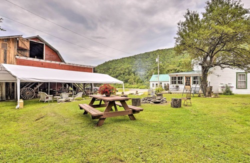 Granville House | Rustic Roxbury Ski Farmhouse with Trails!