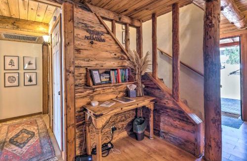 Ruidoso House | Rustic Ruidoso Log Cabin with Hot Tub & Deck!