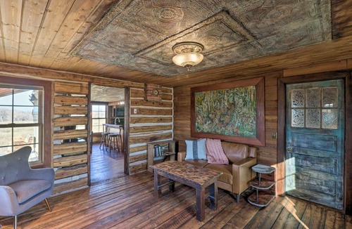 Dupuyer House | Rustic & Rural Cabin in Dupuyer on Open 14 Acres!