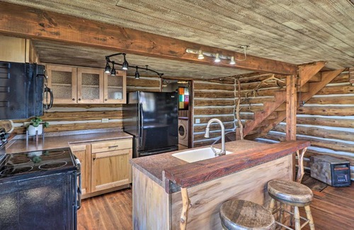 Dupuyer House | Rustic & Rural Cabin in Dupuyer on Open 14 Acres!