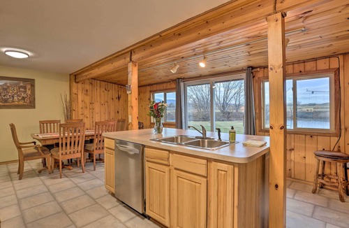 Spearfish House | Rustic Spearfish Cabin on 12-Acre Trout Farm