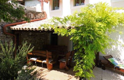 Drivenik House | Rustic stone house with pool