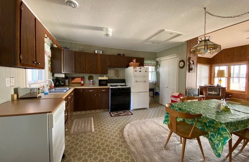 Nashua Cabin | Rustic Three Bedroom Cabin with 28 Foot Dock on Cedar Lake - Nashua, Iowa