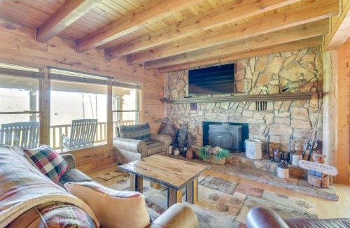 Topton House | Rustic Topton Cabin w/Game Room & Private Hot Tub
