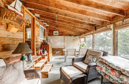 Weare Apartment | Rustic Waterfront Cottage w/Fire Pit & Kayaks