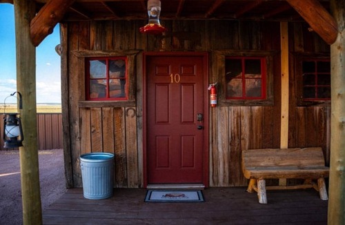 Colorado City Cabin | Rustic Western Cabin with shared Sauna