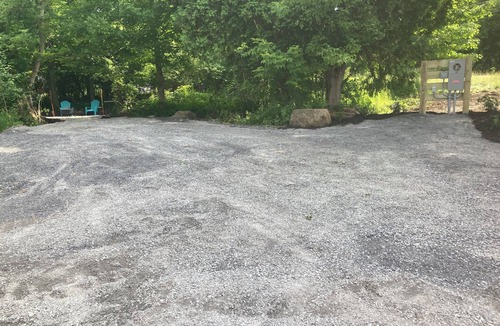 Lawrenceville RV Rental | Rv and campsite on the Deer River. 50 amp, sewage dump. 15x60 pad