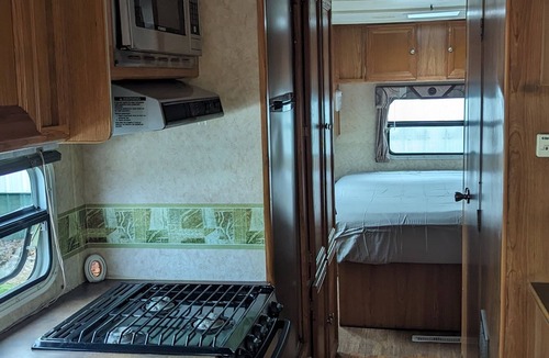 Oden House | RV on site with electric only.