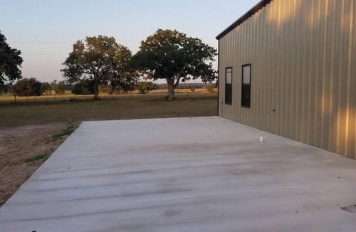Giddings House | RV space- concrete pad