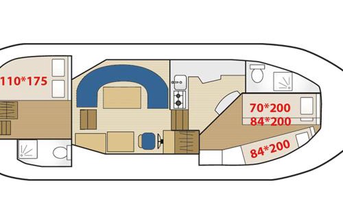 Chenille-Change Boat Rental | Séjour unique à bord d'Iris - Pénichette 5 pers. - API-1-46-11