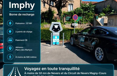 Imphy Apartment | S19 Parking 1 chambre 1 à 2 personnes, facile d'acces A77, Nevers Magny Cours