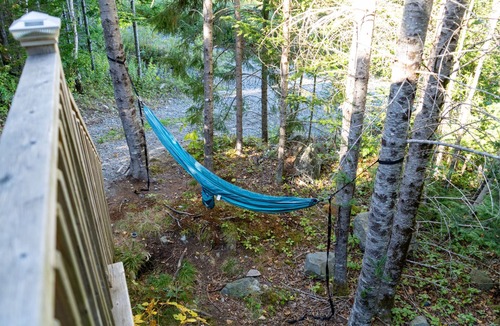 Saint Patrick RV Rental | Safari Glamping Tent | Forest Retreat & Hot Tubs!