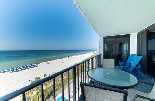 Biltmore Beach Condo | Sail Away-PCB, FL Beachfront-3BD/3BA-2 Beachfront Family Getaway-Covered Parking
