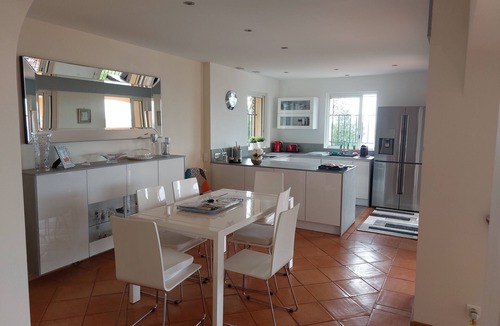 Plage de la Garonnette House | Sainte-Maxime: Panoramic sea view