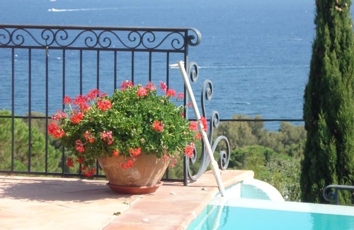 Plage de la Garonnette House | Sainte-Maxime: Panoramic sea view