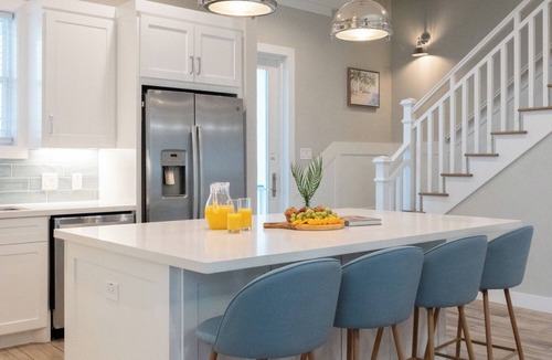 Beachside Village House | Salty Bay Getaway | Luxury 4BR w Pool | Near Beach