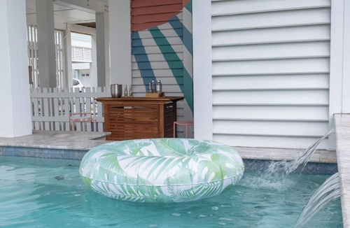 Beachside Village House | Salty Bay Getaway | Luxury 4BR w Pool | Near Beach