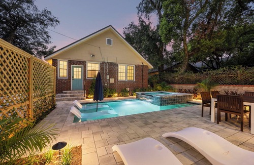 San Marco House | San Marco Home Pool, Hot Tub, Grill