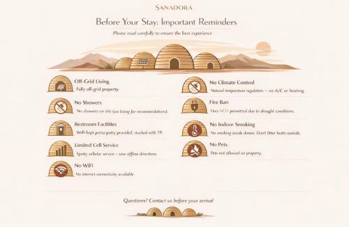 Alpine Hotel | Sanadora - Organic Earthern Desert Domes - Sustainable Stays Under the Stars