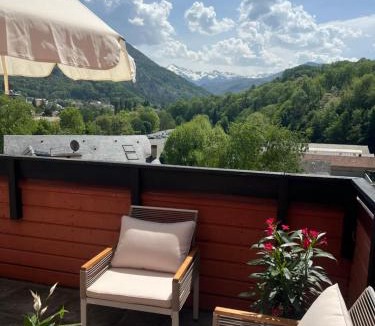 Lourdes Apartment | Sanctuary Belvedere Terrace & Mountain Panorama